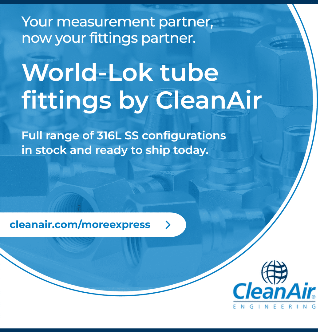 12 Weeks of More Campaign: Week 3 — World-Lok tube fittings by CleanAir