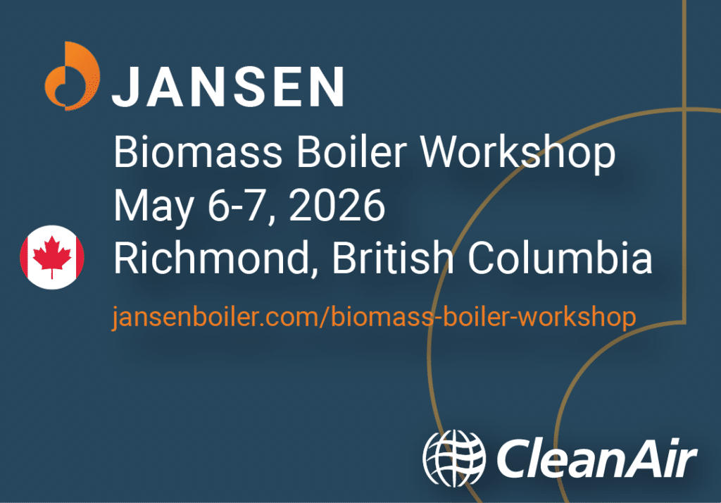Jansen Biomass Workshop Richmond Postcard by CleanaAir