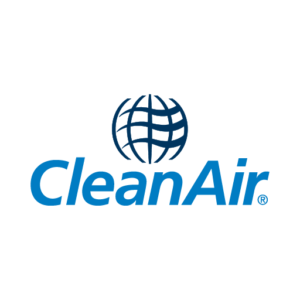 CleanAir Logo, Globe over Text