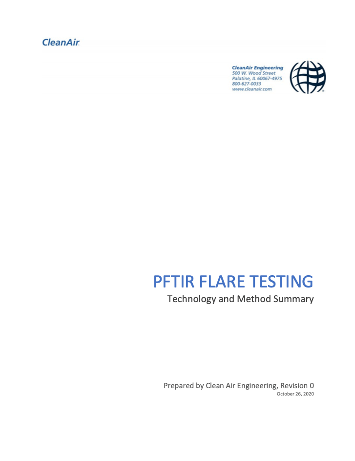PFTIR Flare Testing Guide: Technology and Method Summary