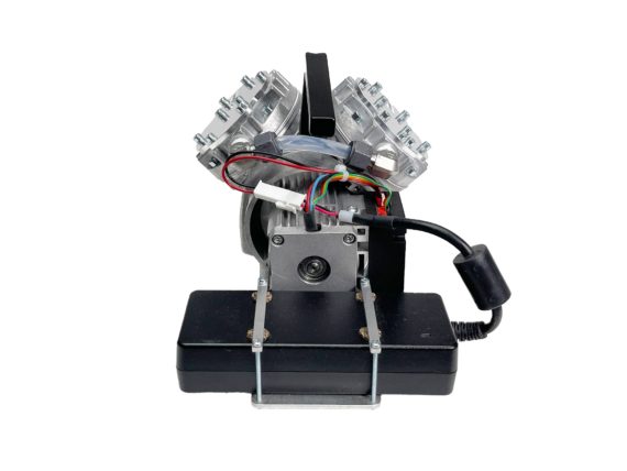 KNF Dual-Head Diaphragm Vacuum Pump - Back