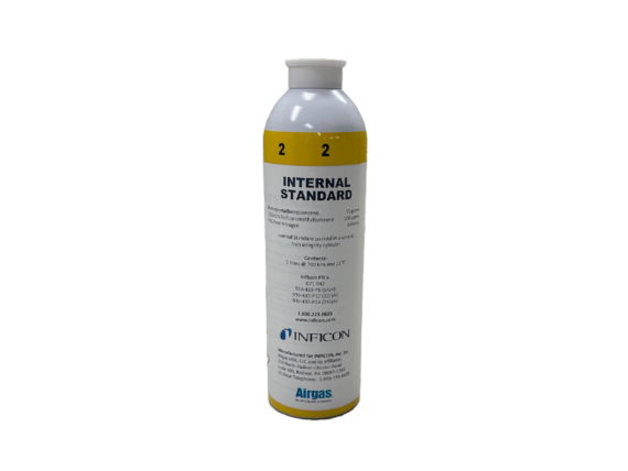 Inficon HAPSITE Disposable Internal Standard Gas Cylinder - Front View