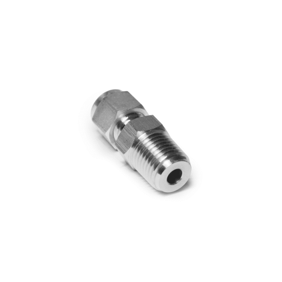 World-Lok_80-050112_Tube to Male Connector, 316L SS, 14 Tube to 14 MNPT