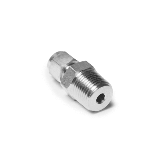 World-Lok_80-050113 _Tube to Male Connector, 316L SS, 14 Tube to 38 MNPT