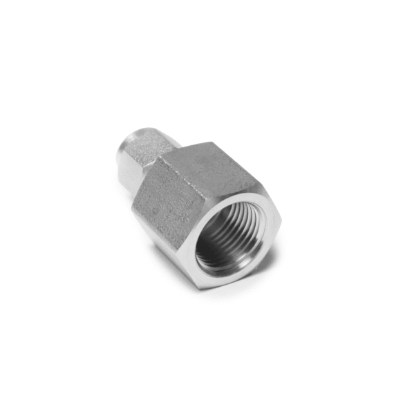 World-Lok_80-050432_Tube to Female Pipe - Connector, 316L SS, 14 tube to 38 FNPT